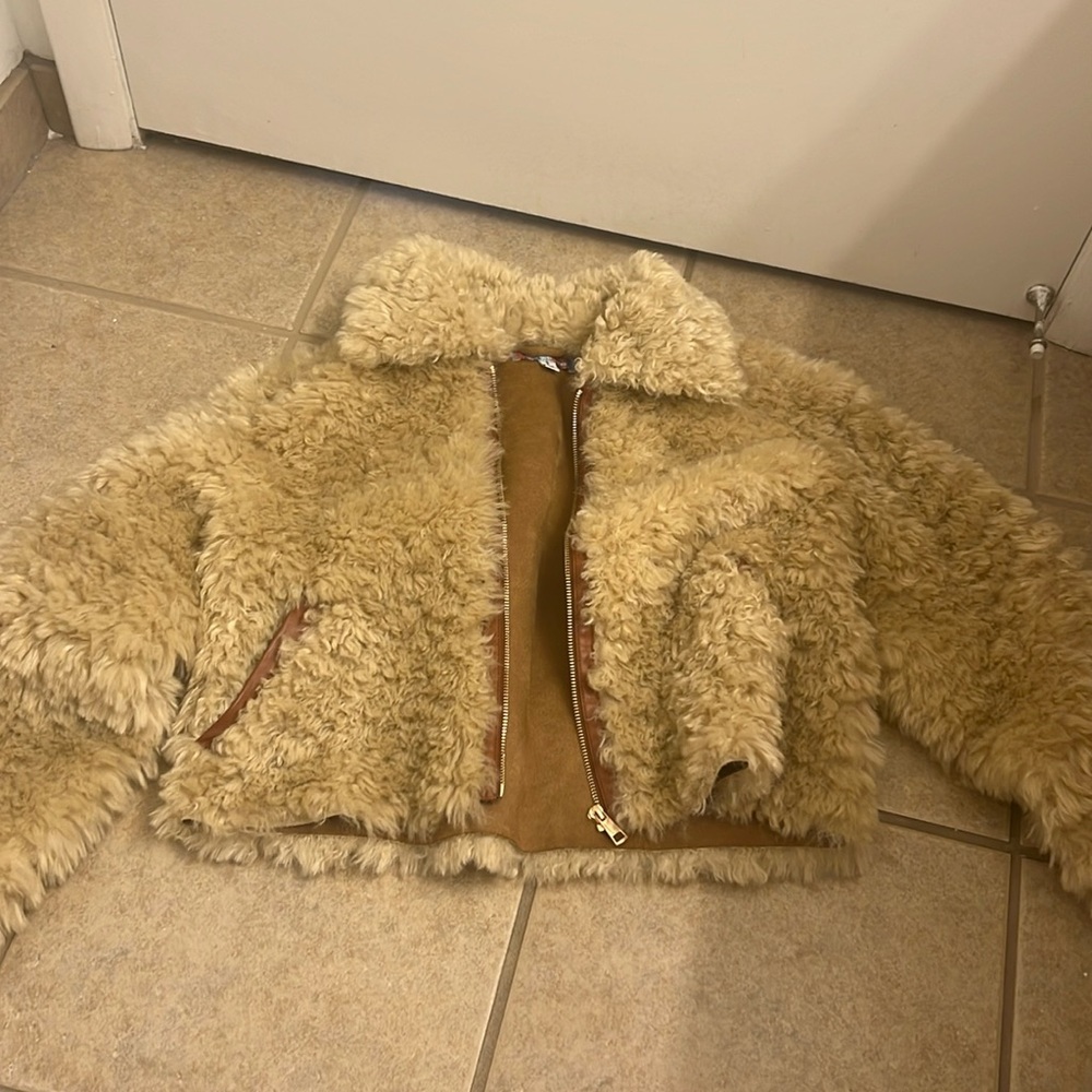 Fuzzy urban outfitters jacket